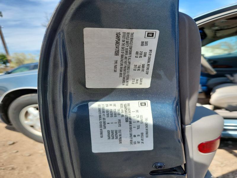 2001 Buick Lesabre მანქანა იყიდება აუქციონზე, vin: 1G4HP54K314176599, აუქციონის ნომერი: 49622966