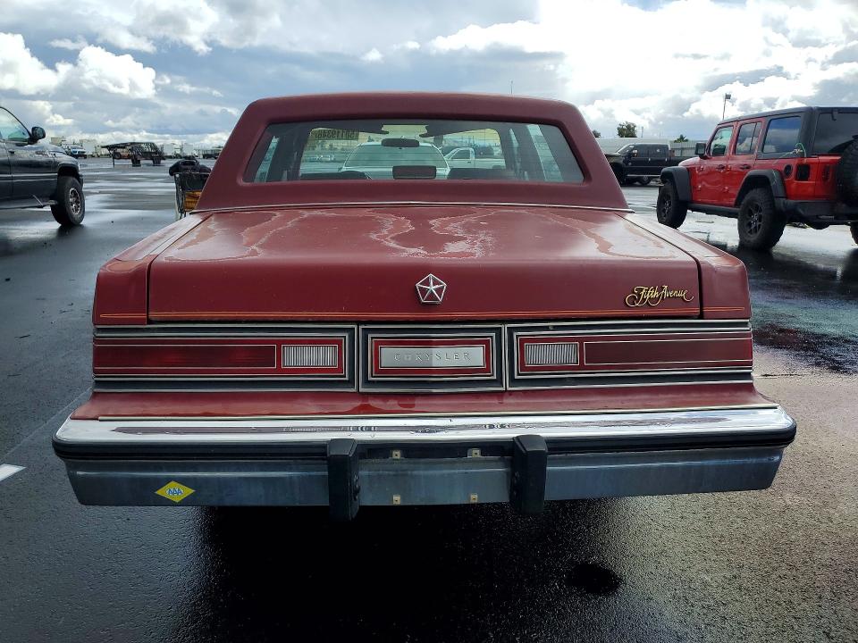 Aukcja sprzedaży 1987 Chrysler Fifth Avenue, vin: 1C3BF66P8HX763728, numer aukcji: 50119346