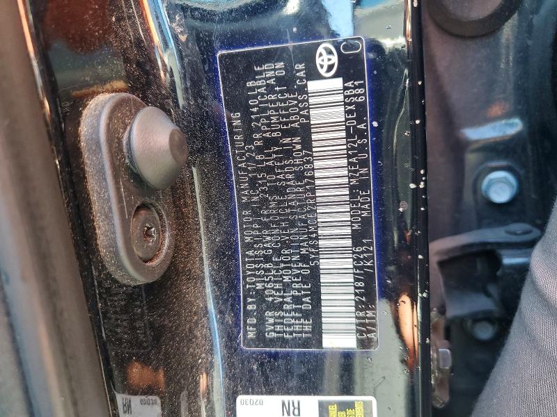 2024 Toyota Corolla მანქანა იყიდება აუქციონზე, vin: 5YFS4MCE2RP176837, აუქციონის ნომერი: 51064336
