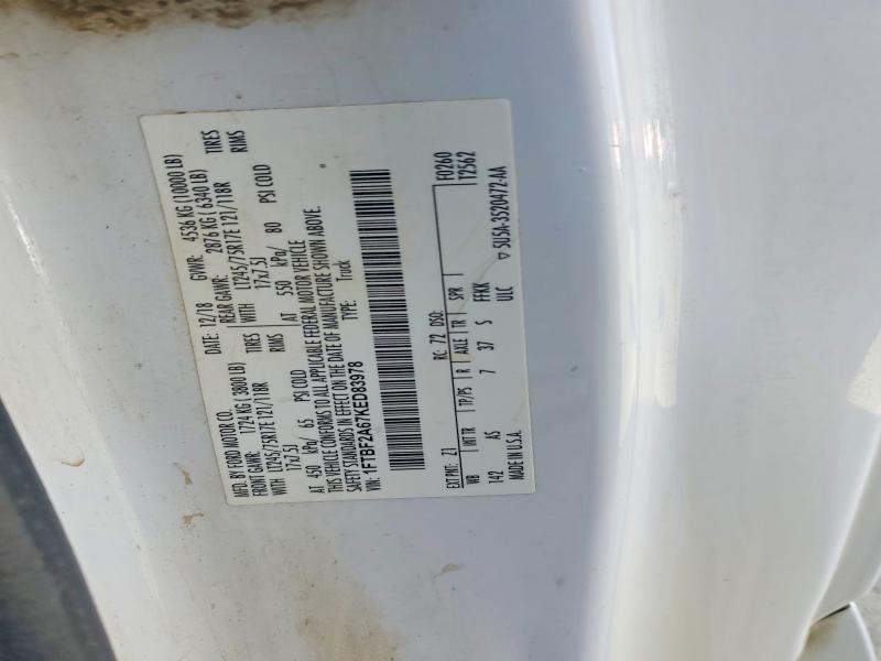 Продажа на аукционе авто 2019 Ford F250, vin: 1FTBF2A67KED83978, номер лота: 49812836