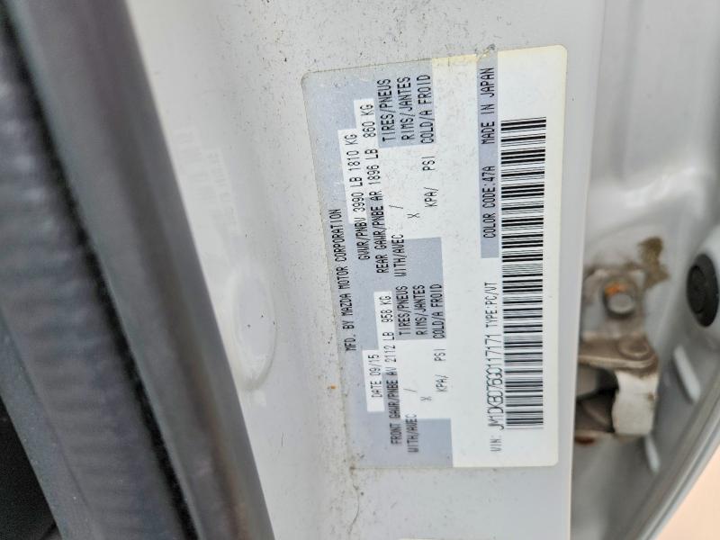 Продаж на аукціоні авто 2016 Mazda Cx-3, vin: JM1DKBD76G0117171, номер лоту: 49596516