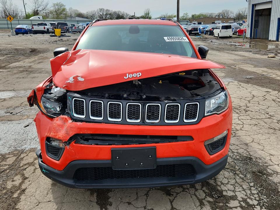 49955826 :رقم المزاد ، 3C4NJDAB4KT629356 vin ، 2019 Jeep Compass مزاد بيع