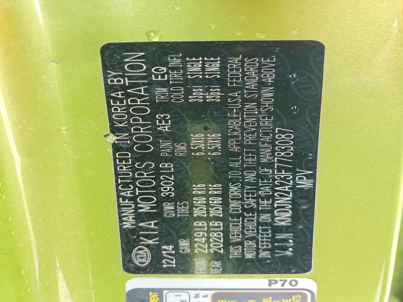 Продажа на аукционе авто 2015 Kia Soul, vin: KNDJN2A23F7783087, номер лота: 49671766
