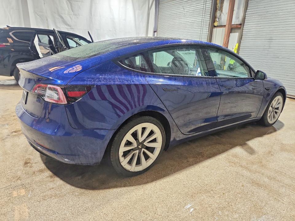 2022 Tesla Model 3 მანქანა იყიდება აუქციონზე, vin: 5YJ3E1EA3NF372320, აუქციონის ნომერი: 50014076