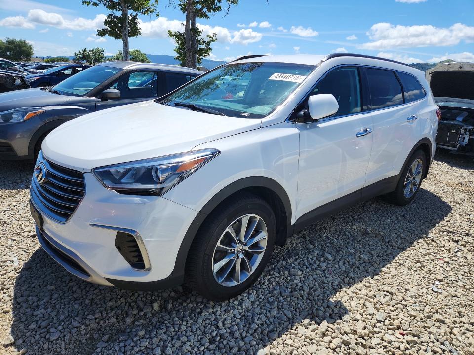 2017 Hyundai Santa Fe მანქანა იყიდება აუქციონზე, vin: KM8SMDHF0HU191299, აუქციონის ნომერი: 49940276