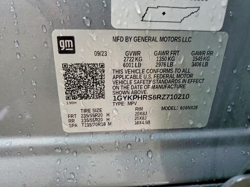 Aukcja sprzedaży 2024 Cadillac Xt6, vin: 1GYKPHRS6RZ710210, numer aukcji: 48769396