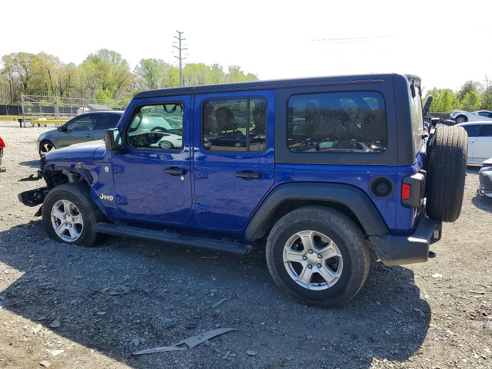 2019 Jeep Wrangler Unlimited მანქანა იყიდება აუქციონზე, vin: 1C4HJXDN7KW592138, აუქციონის ნომერი: 49194006