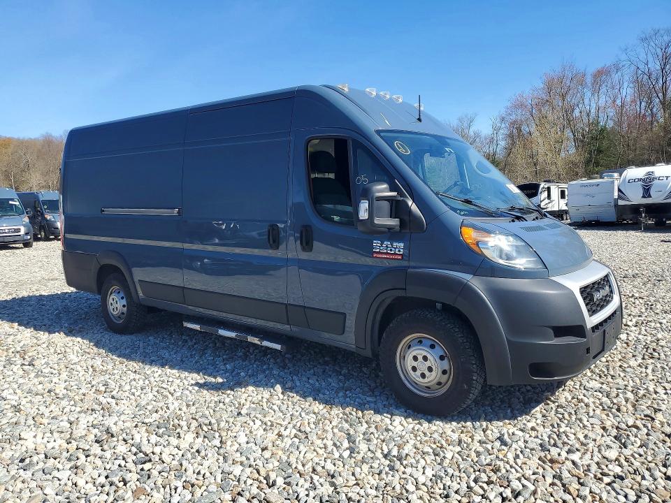 2020 Ram Promaster 3500 მანქანა იყიდება აუქციონზე, vin: 3C6URVJG6LE136216, აუქციონის ნომერი: 97180705