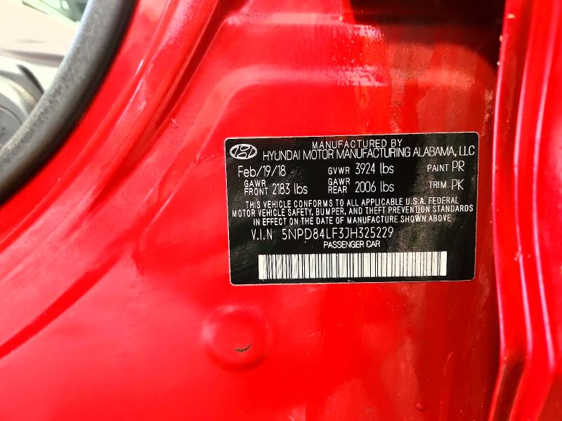 Aukcja sprzedaży 2018 Hyundai Elantra, vin: 5NPD84LF3JH325229, numer aukcji: 49904416