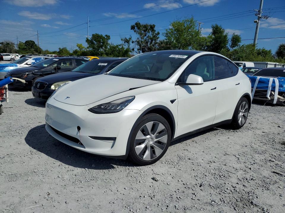 Продаж на аукціоні авто 2021 Tesla Model Y, vin: 5YJYGDED9MF103409, номер лоту: 49874596