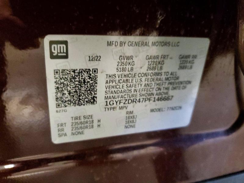 Aukcja sprzedaży 2023 Cadillac Xt4, vin: 1GYFZDR47PF146667, numer aukcji: 49760136