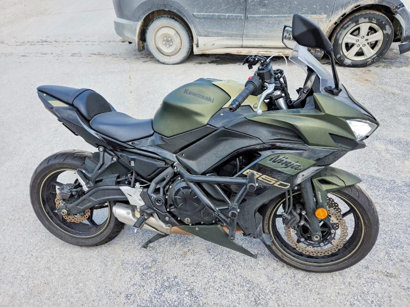 51337856 :رقم المزاد ، ML5EXEP11RDAC4786 vin ، 2024 Kawasaki Ex650 مزاد بيع