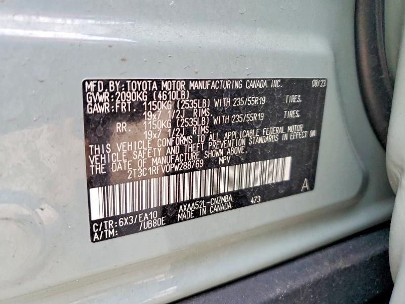 Продаж на аукціоні авто 2023 Toyota Rav4, vin: 2T3C1RFV0PW288769, номер лоту: 50553746