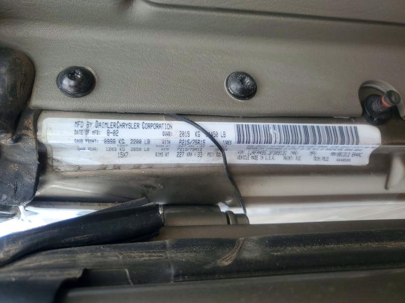 Продаж на аукціоні авто 2003 Jeep Wrangler / Tj, vin: 1J4FA49S13P309131, номер лоту: 49461256