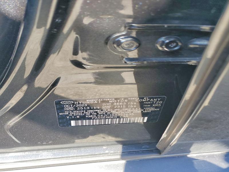 Auction sale of the 2024 Hyundai Sonata, vin: KMHL54JC1RA352635, lot number: 50064396