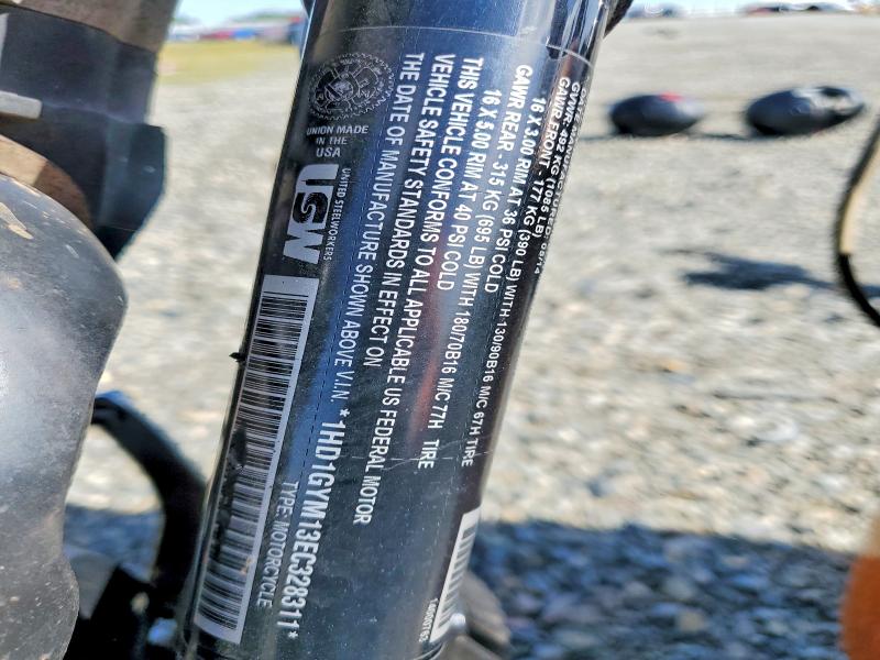 Продаж на аукціоні авто 2014 Harley-davidson Fxdf, vin: 1HD1GYM13EC328311, номер лоту: 49601236