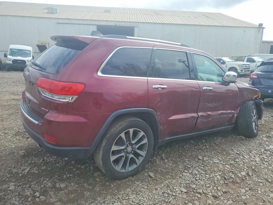 2018 Jeep Grand Cherokee მანქანა იყიდება აუქციონზე, vin: 1C4RJFBG5JC250092, აუქციონის ნომერი: 50797476