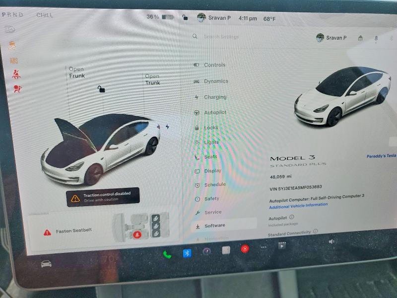Продаж на аукціоні авто 2021 Tesla Model 3, vin: 5YJ3E1EA5MF053693, номер лоту: 51019496