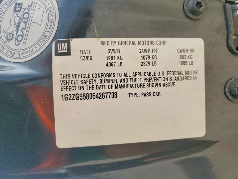 Продажа на аукционе авто 2006 Pontiac G6, vin: 1G2ZG558064267708, номер лота: 50625366