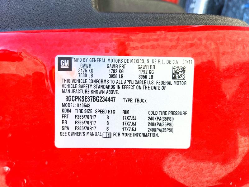 Продаж на аукціоні авто 2011 Chevrolet Silverado, vin: 3GCPKSE37BG234447, номер лоту: 50259246