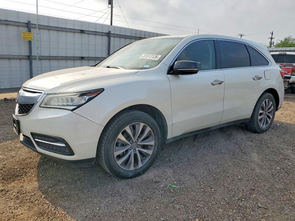 51513126 :رقم المزاد ، 5FRYD3H4XFB006445 vin ، 2015 Acura Mdx مزاد بيع