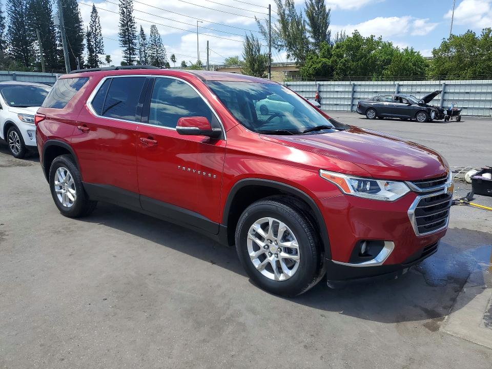 50926956 :رقم المزاد ، 1GNERGKW0MJ189634 vin ، 2021 Chevrolet Traverse مزاد بيع