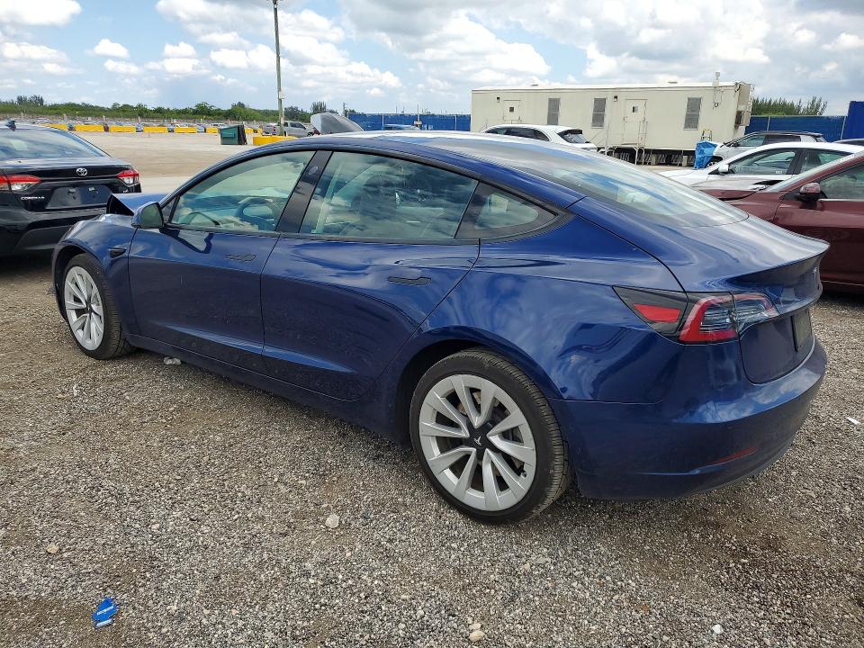 Aukcja sprzedaży 2022 Tesla Model 3, vin: 5YJ3E1EAXNF287359, numer aukcji: 51757486