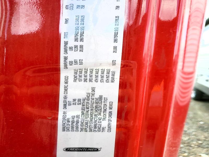 Продаж на аукціоні авто 2018 Freigliner Cascadia 125, vin: 3AKJGLDV7JSJX8900, номер лоту: 51766216