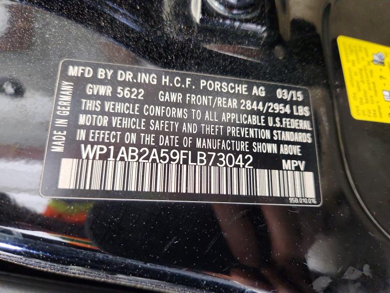 Продажа на аукционе авто 2015 Porsche Macan, vin: WP1AB2A59FLB73042, номер лота: 48245756