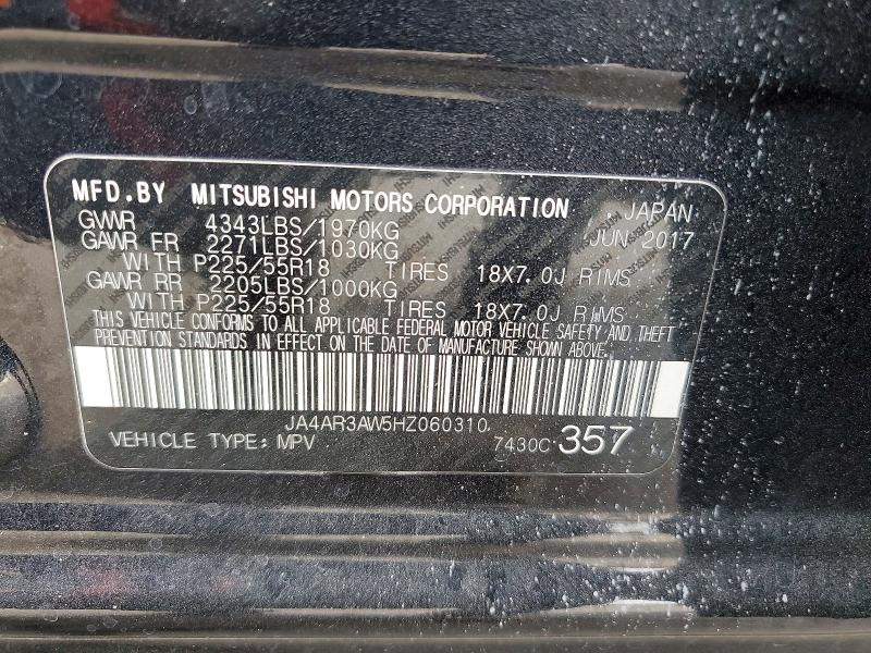 Aukcja sprzedaży 2017 Mitsubishi Outlander Sport, vin: JA4AR3AW5HZ060310, numer aukcji: 49818946