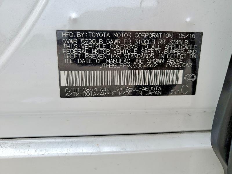 Продаж на аукціоні авто 2018 Lexus Ls 500, vin: JTHB5LFF9J5004462, номер лоту: 49819796