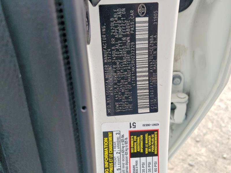 Aukcja sprzedaży 2024 Toyota Camry, vin: 4T1R11AK5RU232329, numer aukcji: 49251266