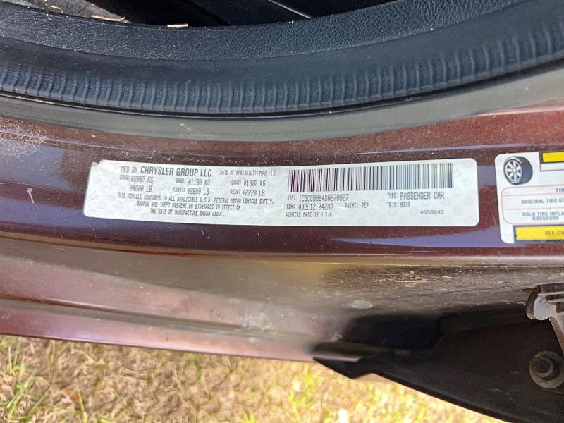 51799426 :رقم المزاد ، 1C3CCBBB4DN678827 vin ، 2013 Chrysler 200 مزاد بيع