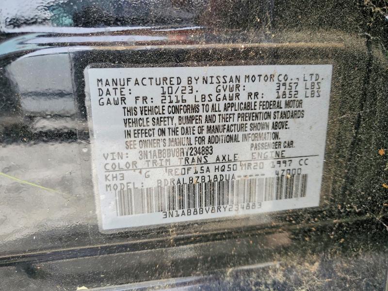 Продаж на аукціоні авто 2024 Nissan Sentra, vin: 3N1AB8BV8RY234883, номер лоту: 51544246