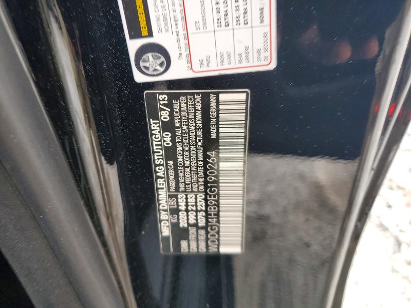 Aukcja sprzedaży 2014 Mercedes-benz C, vin: WDDGJ4HB9EG190264, numer aukcji: 51602566