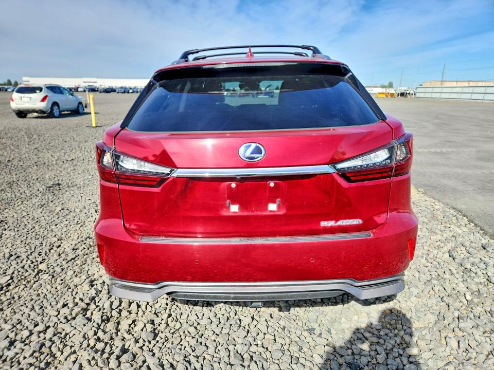 50617436 :رقم المزاد ، 2T2BGMCA1GC002884 vin ، 2016 Lexus Rx 450h مزاد بيع