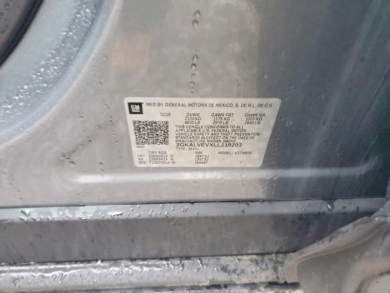 2020 Gmc Terrain მანქანა იყიდება აუქციონზე, vin: 3GKALVEVXLL219203, აუქციონის ნომერი: 51113276