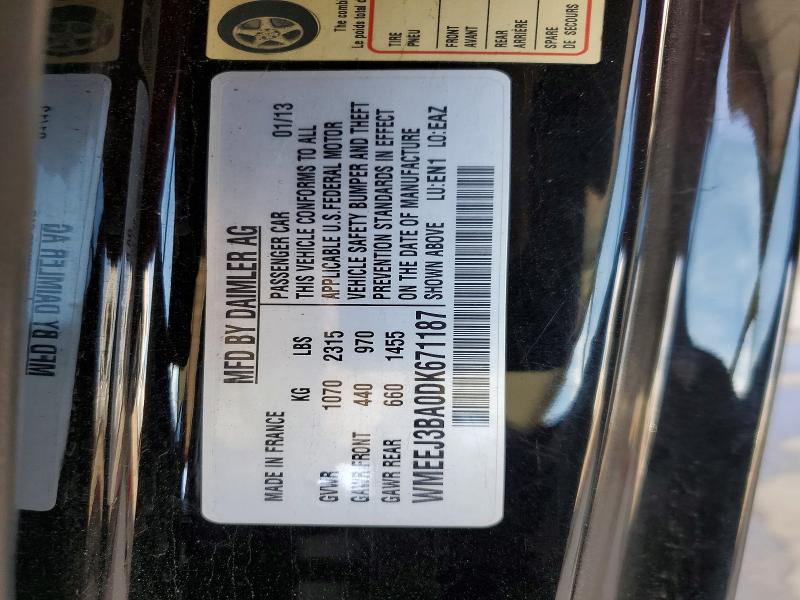 2013 Smart Fortwo მანქანა იყიდება აუქციონზე, vin: WMEEJ3BA0DK671187, აუქციონის ნომერი: 49268216