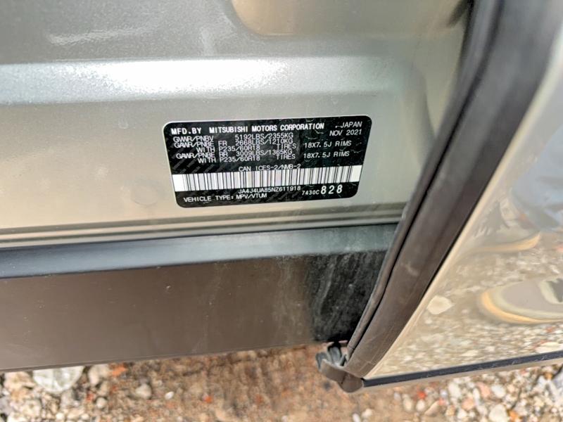 Auction sale of the 2022 Mitsubishi Outlander, vin: JA4J4UA85NZ611918, lot number: 51991996