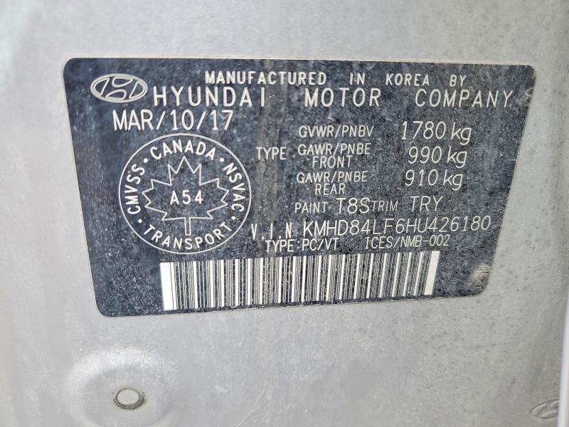 Продаж на аукціоні авто 2017 Hyundai Elantra, vin: KMHD84LF6HU426180, номер лоту: 48290396