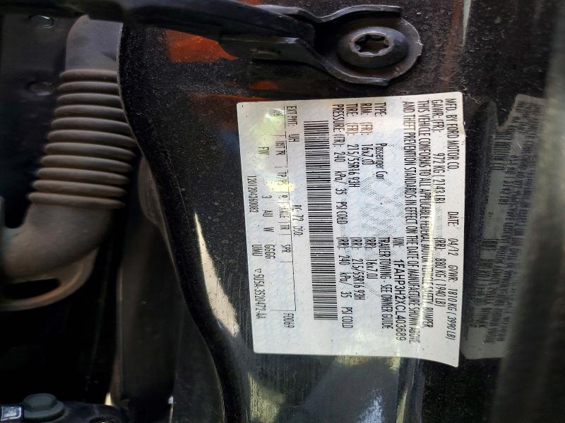 Aukcja sprzedaży 2012 Ford Focus, vin: 1FAHP3H2XCL403689, numer aukcji: 50292576