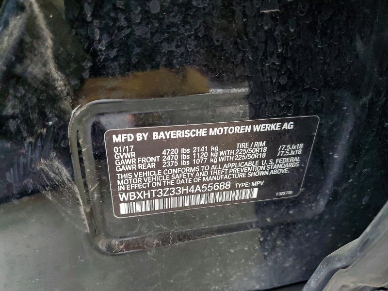 Продаж на аукціоні авто 2017 Bmw X1, vin: WBXHT3Z33H4A55688, номер лоту: 51770106