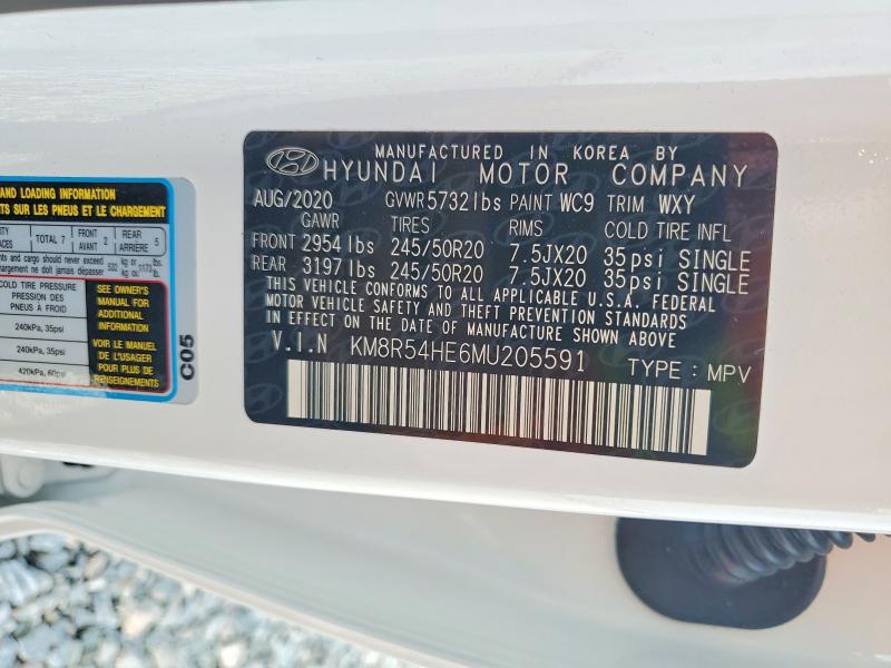 Aukcja sprzedaży 2021 Hyundai Palisade, vin: KM8R54HE6MU205591, numer aukcji: 49087316