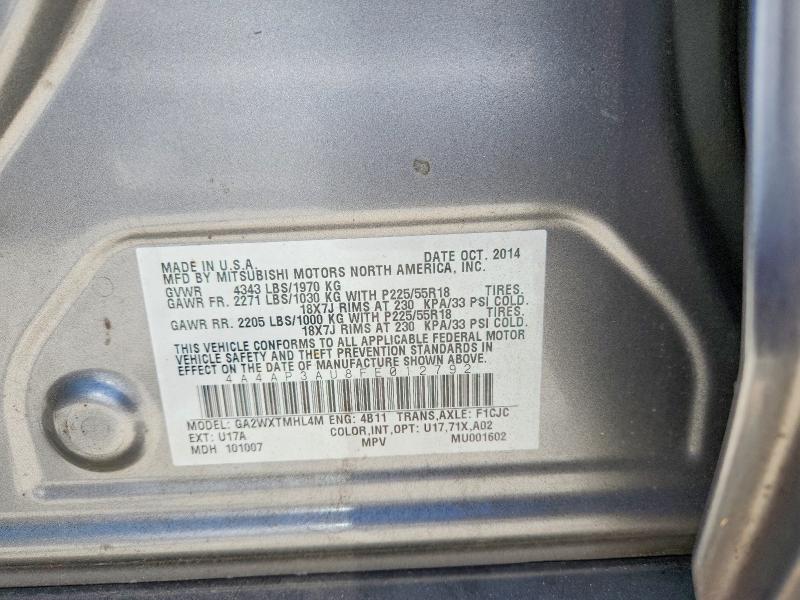Продаж на аукціоні авто 2015 Mitsubishi Outlander Sport, vin: 4A4AP3AU8FE012792, номер лоту: 51413626