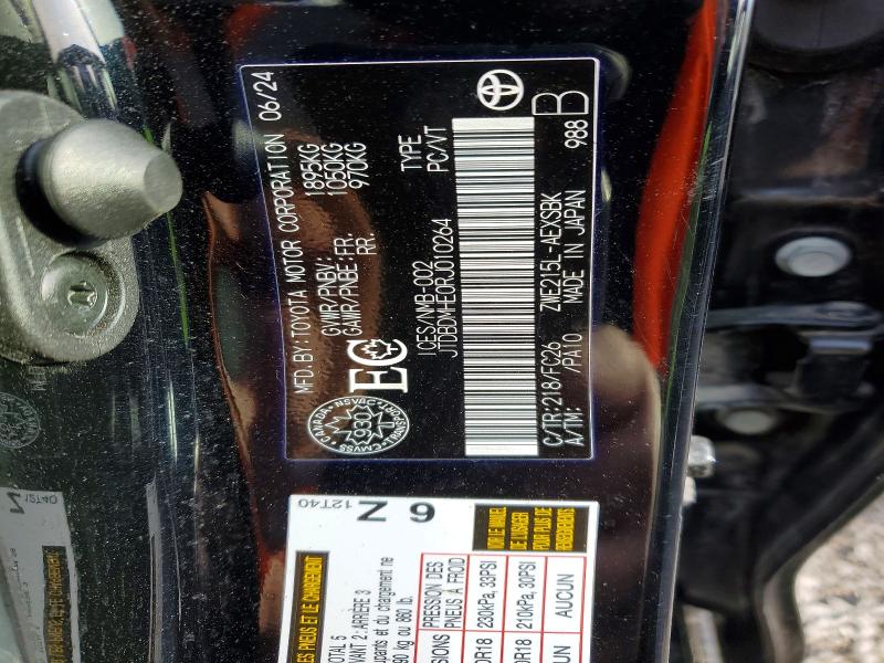 Aukcja sprzedaży 2024 Toyota Corolla Hybrid, vin: JTDBDMHE0RJ010264, numer aukcji: 48227026