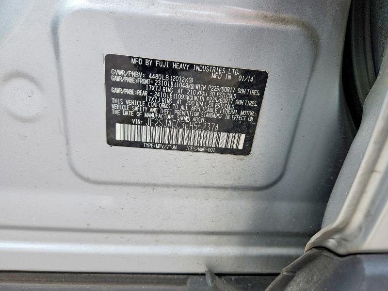 Продажа на аукционе авто 2014 Subaru Forester, vin: JF2SJAEC3EH552374, номер лота: 49175286