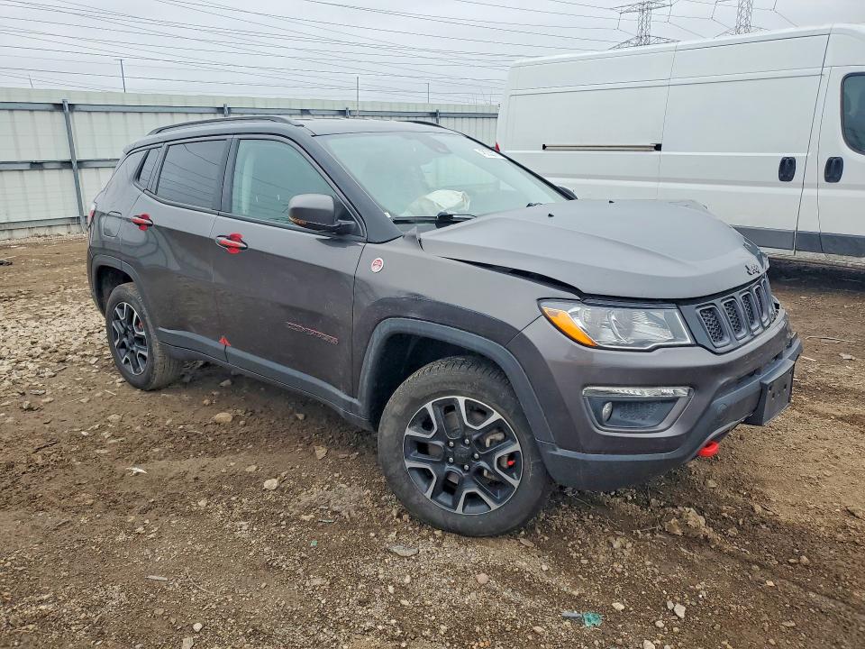 2021 Jeep Compass მანქანა იყიდება აუქციონზე, vin: 3C4NJDDB4MT589214, აუქციონის ნომერი: 48353616