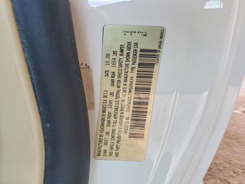 Aukcja sprzedaży 2009 Volkswagen New Beetle, vin: 3VWPW31C39M509434, numer aukcji: 49401936