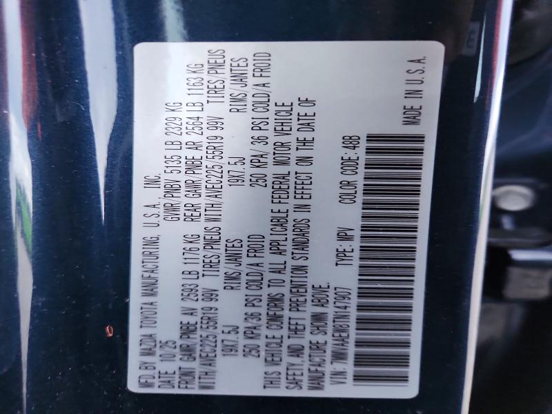 49550916 :رقم المزاد ، 7MMVAAEW8TN147907 vin ، 2026 Mazda Cx-50 مزاد بيع