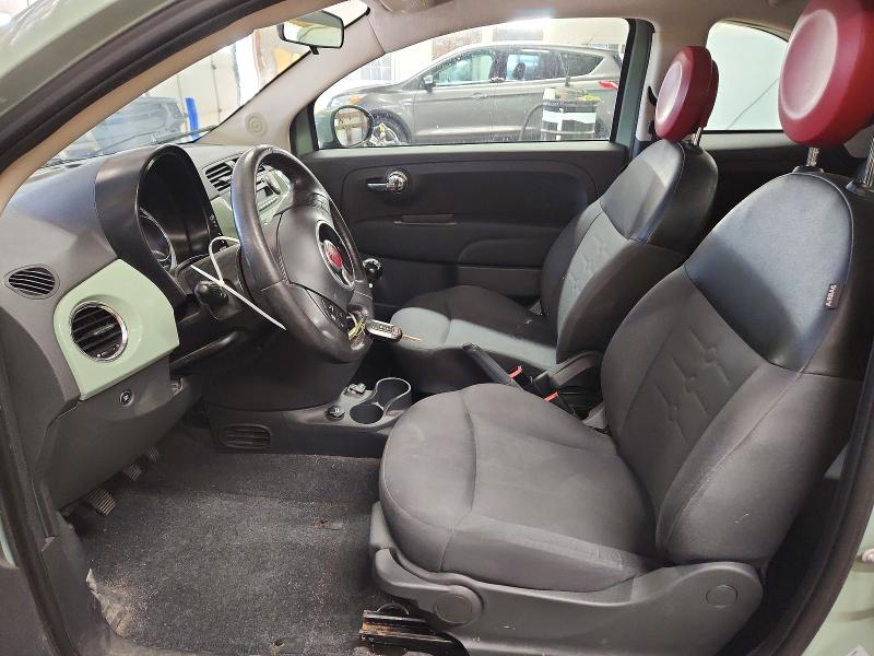 50494956 :رقم المزاد ، 3C3CFFAR3FT500309 vin ، 2015 Fiat 500 مزاد بيع